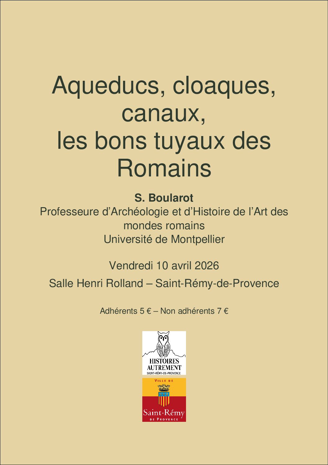 Aqueducs, cloaques, canaux, les bons tuyaux des Romains