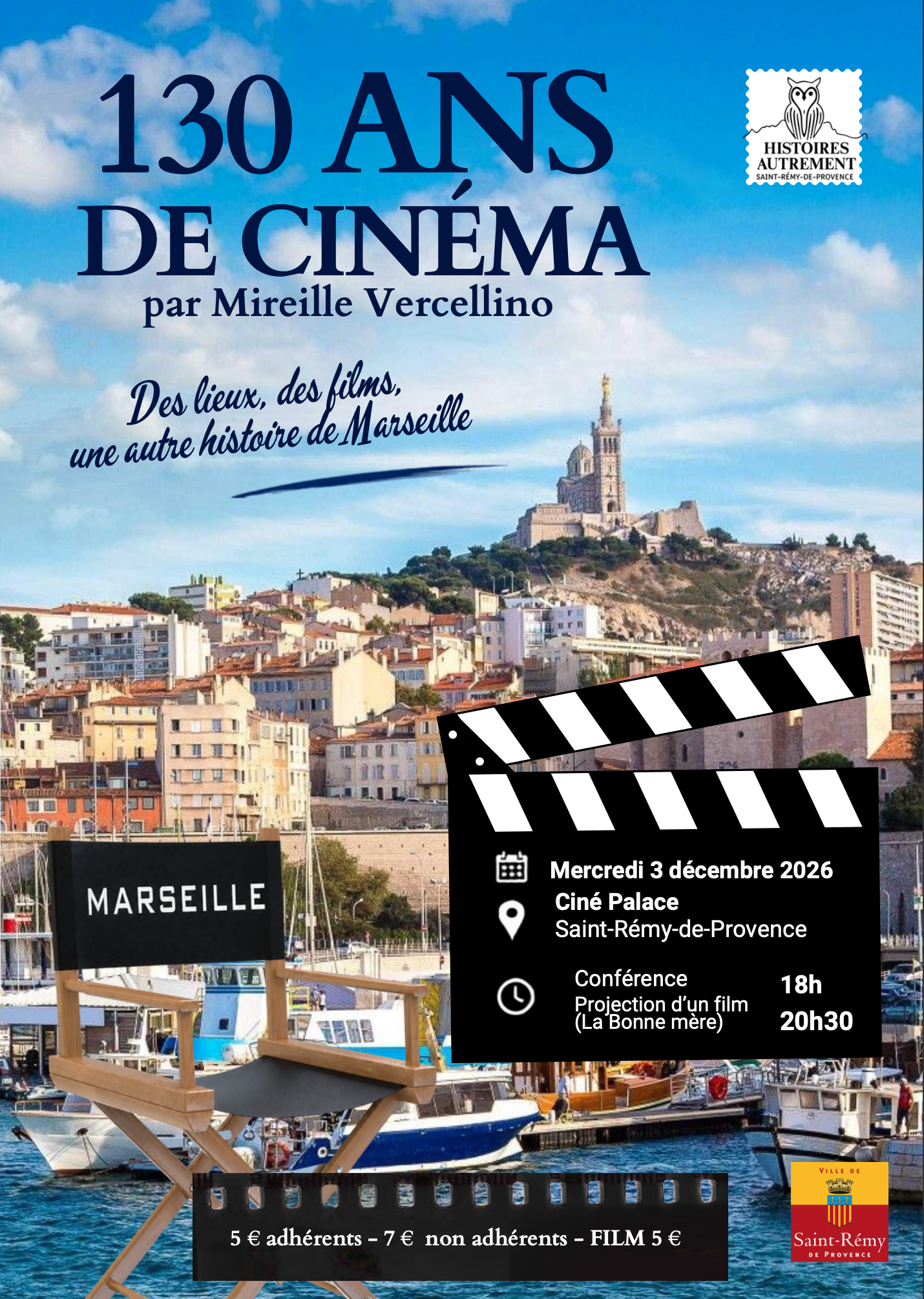 Conférence : 130 ans de cinéma à Marseille, une complexité de genres et de gens